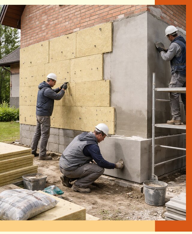 Утепление частного дома в Фрязино под ключ от 7789 руб/м2 — недорого | ТепломастерФрз