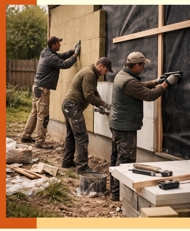 Утепление дачного дома под ключ в Фрязино