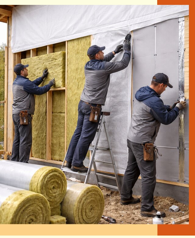 Утепление каркасного дома в Фрязино от 4362 руб./м2 — профессионально | ТепломастерФрз