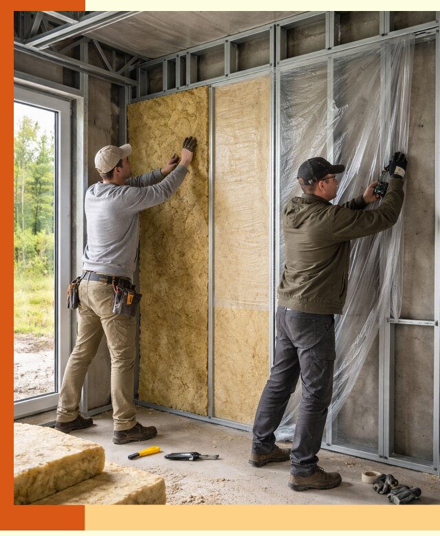 Утепление дома из ЛСТК в Фрязино с гарантией качества и эффективности