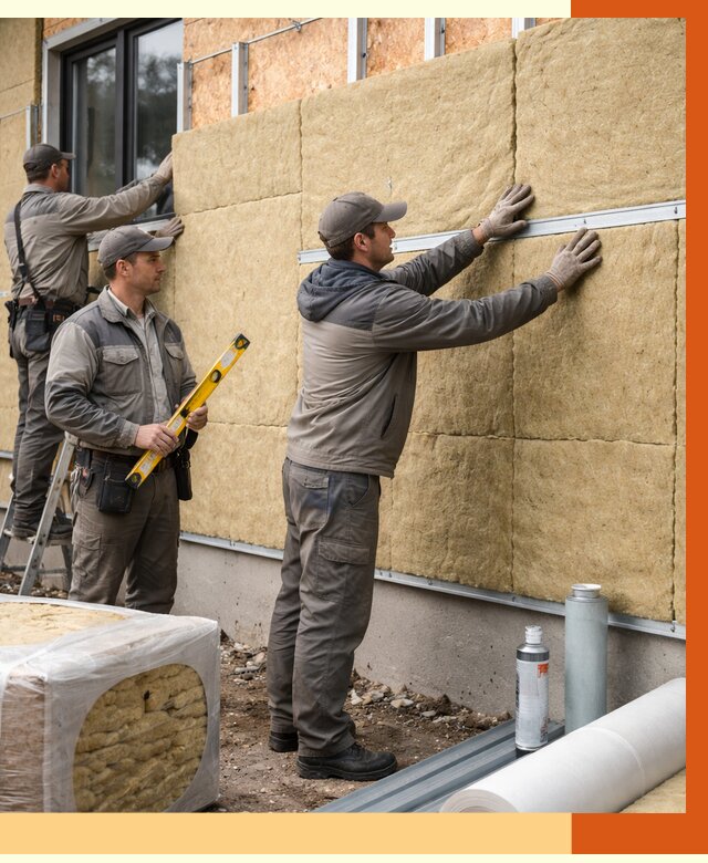 Утепление дома из SIP панелей в Фрязино от 6439 руб./м² под ключ | ТепломастерФрз