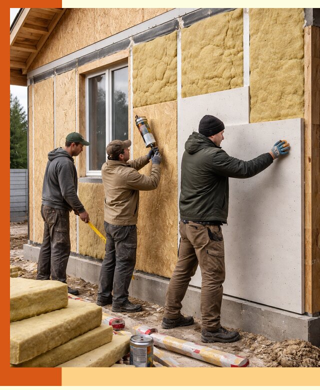 Профессиональное утепление дома из SIP-панелей в Фрязино