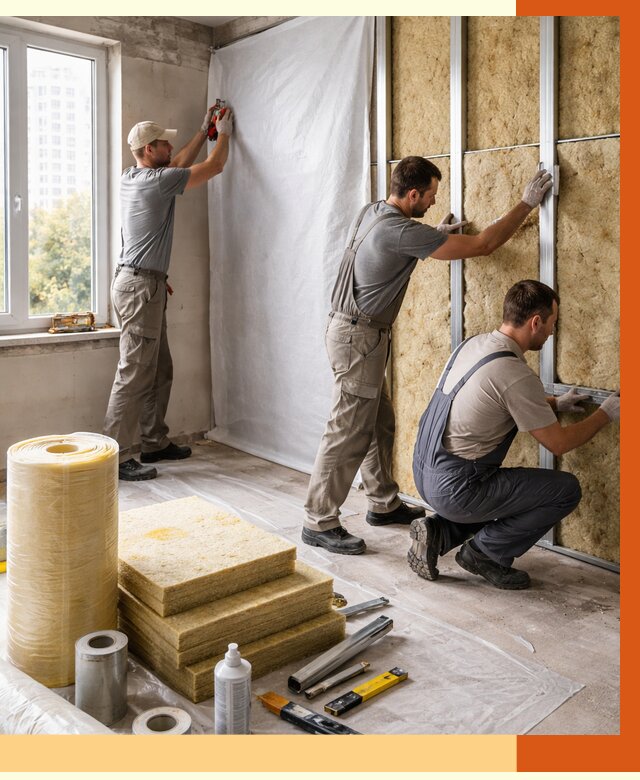 Утепление квартиры в Фрязино от 4673 руб/м2 — утеплить квартиру изнутри и снаружи | ТепломастерФрз