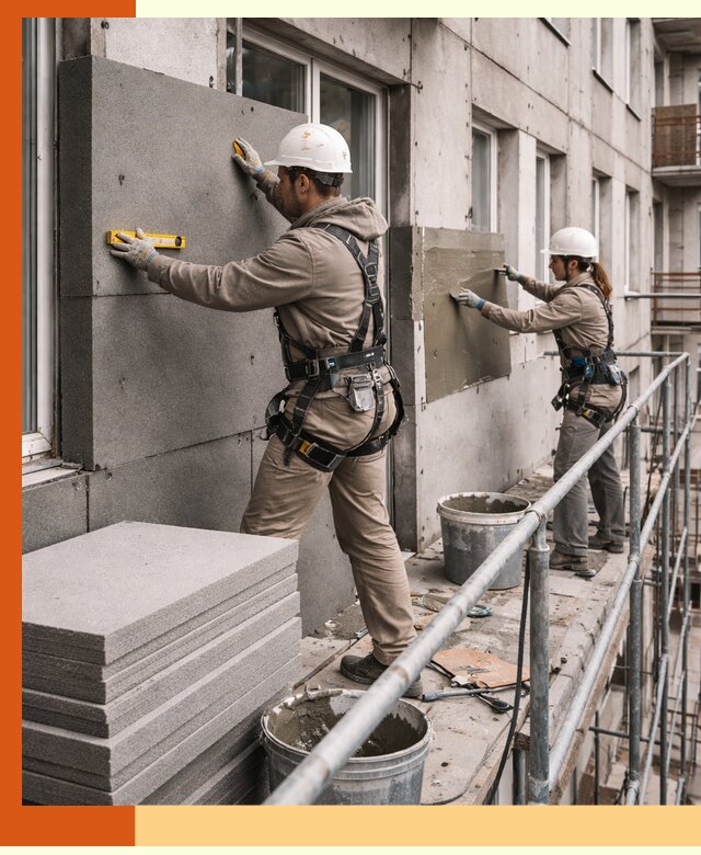 Утепление квартиры снаружи под ключ в Фрязино