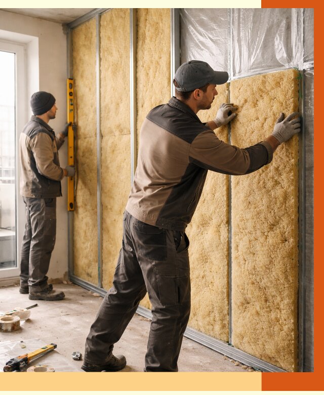 Утепление квартиры изнутри в Фрязино от 4517 руб. за м2 | Проф. работы ТепломастерФрз