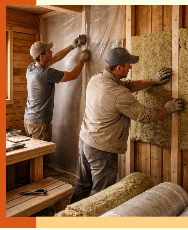 Утепление бани изнутри в Фрязино качественно и недорого