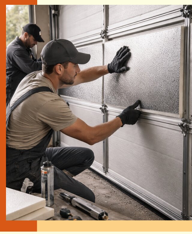 Утепление гаражных ворот в Фрязино качественно и надежно