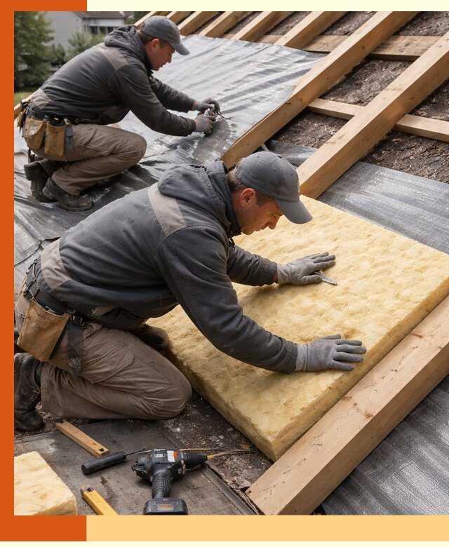 Профессиональное утепление крыши в Фрязино качественно и надежно