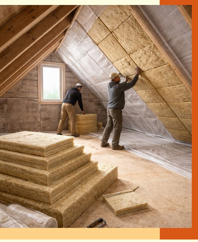 Утепление мансарды в Фрязино от 2596 руб/м2 — комплексно и под ключ | ТепломастерФрз