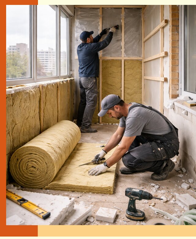 Утепление балкона под ключ в Фрязине качественно и быстро