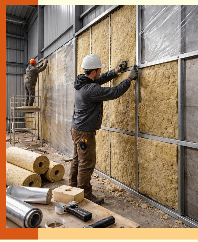 Утепление ангара в Фрязино — профессиональная теплоизоляция помещений