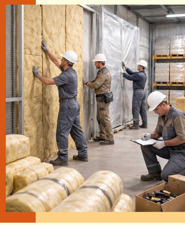 Утепление склада готовой продукции в Фрязино качественно и быстро