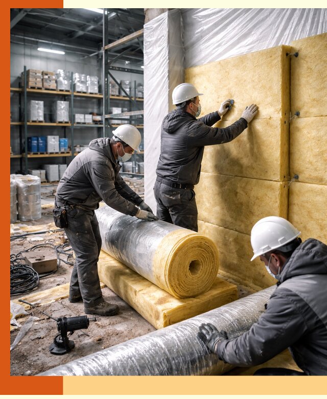 Утепление склада химсырья в Фрязино: безопасная и эффективная изоляция