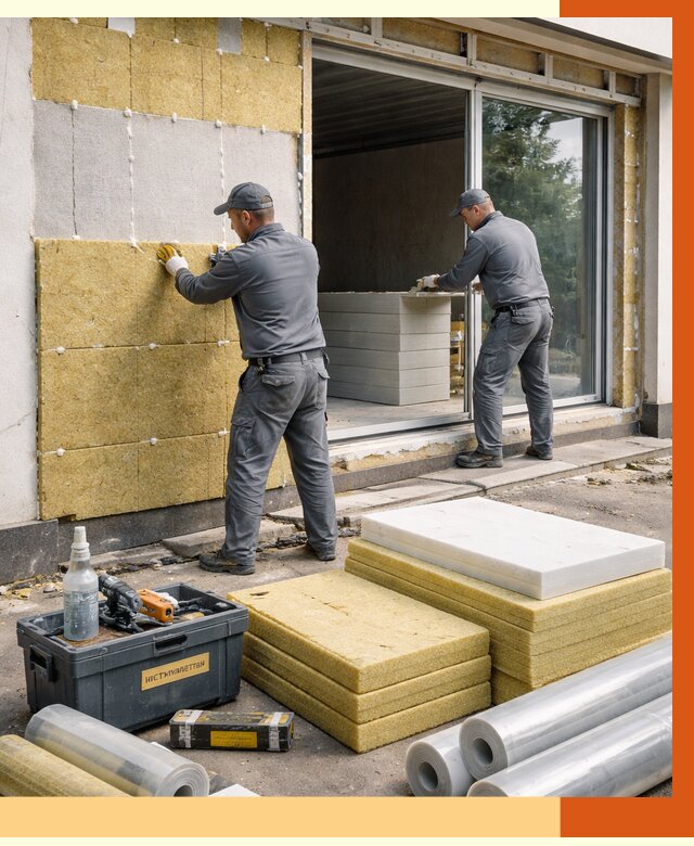 Утепление торгового павильона в Фрязино от 15058 руб./м² под ключ | ТепломастерФрз