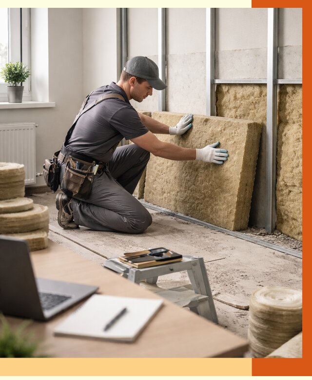 Утепление офиса в Фрязино от 4673 руб/м2 — комплексное утепление офиса под ключ | ТепломастерФрз