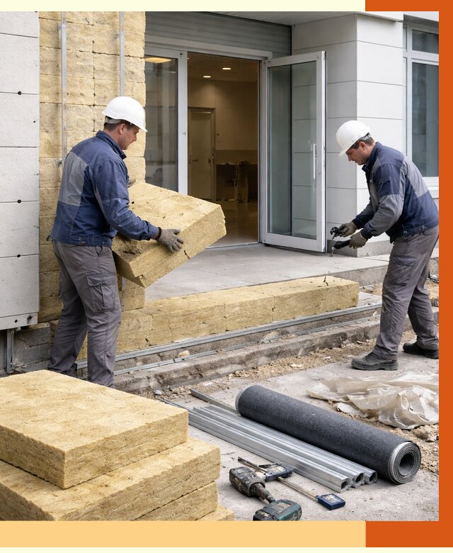 Утепление медицинского центра в Фрязино под ключ от 12981 руб./м² | ТепломастерФрз