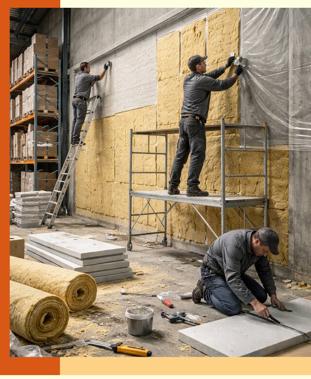 Утепление холодного склада под ключ в Фрязино