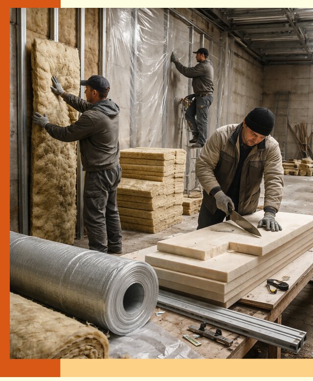 Утепление торгового склада в Фрязино с энергоэффективными решениями