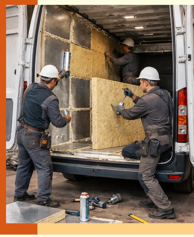 Утепление фургона-рефрижератора в Фрязино для сохранения температуры