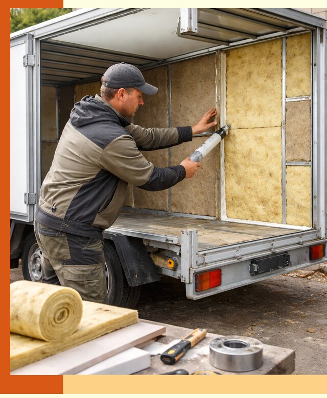 Профессиональное утепление прицепа в Фрязино для любых условий