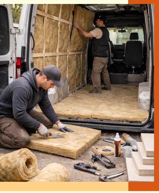 Утепление кемпера в Фрязино под ключ от 12462 руб. — профессионально | ТепломастерФрз