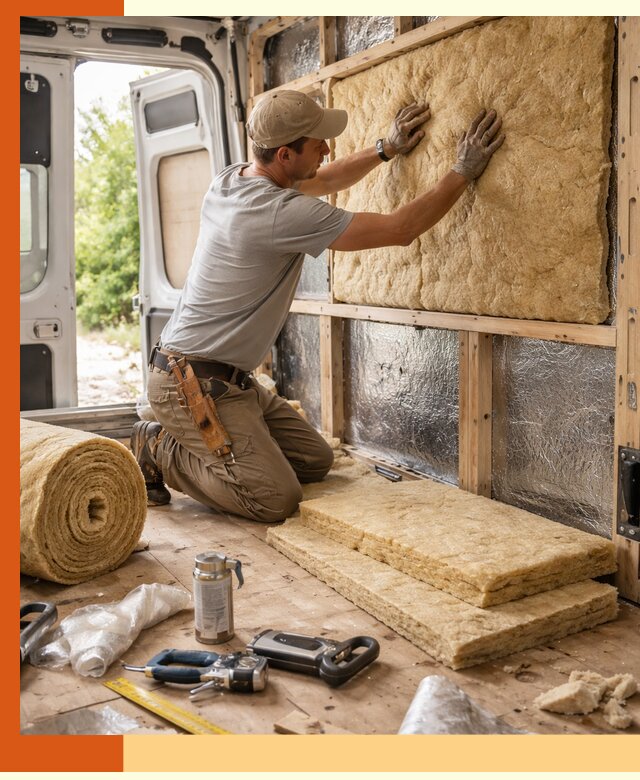 Утепление кемпера под ключ в Фрязино с гарантией качества