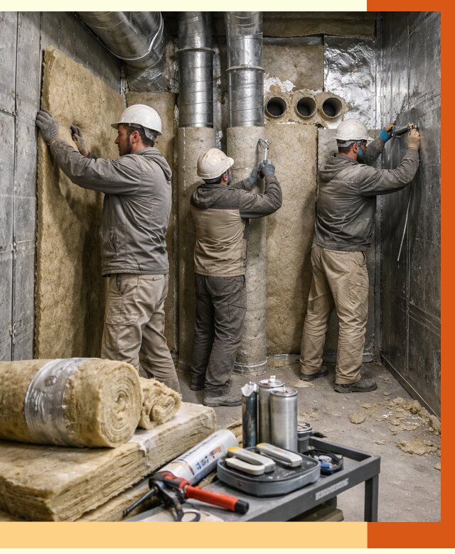 Утепление венткамеры в Фрязино под ключ от 1506 руб. — профессионально | ТепломастерФрз