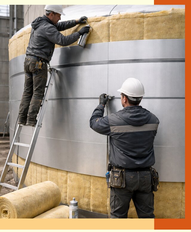 Утепление цистерны в Фрязино пенополиуретаном от 15058 руб. под ключ | ТепломастерФрз