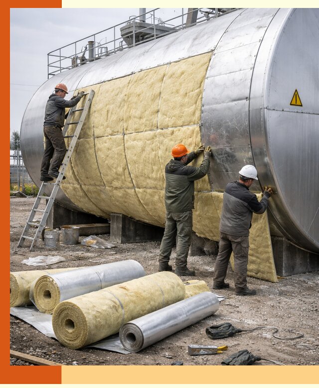 Утепление резервуаров с топливом в Фрязино надежно и экономично