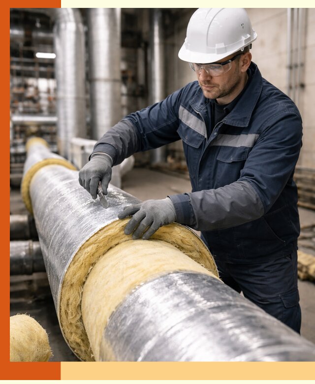 Утепление технологического оборудования и заводских установок в Фрязино