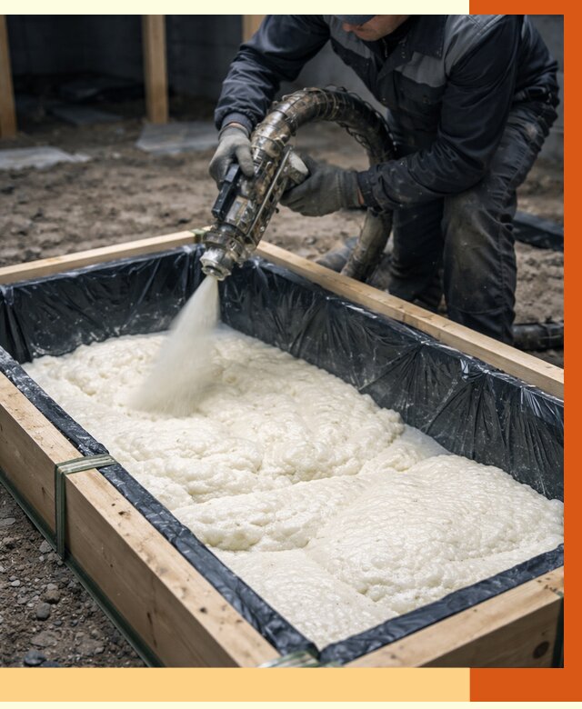 Заливка ППУ в формы в Фрязино от 2596 руб. — утепление форм под ключ | ТепломастерФрз