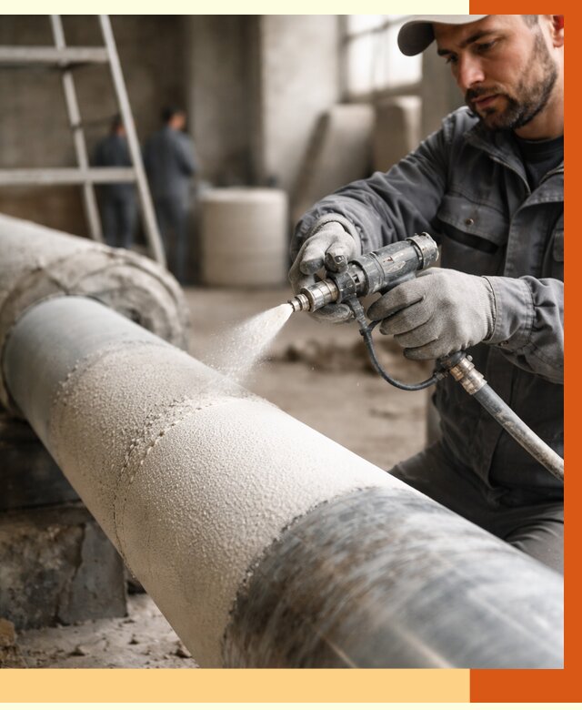 Утепление труб жидкой теплоизоляцией в Фрязино от 7789 руб. под ключ | ТепломастерФрз