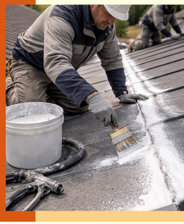 Утепление кровли жидкой теплоизоляцией в Фрязино