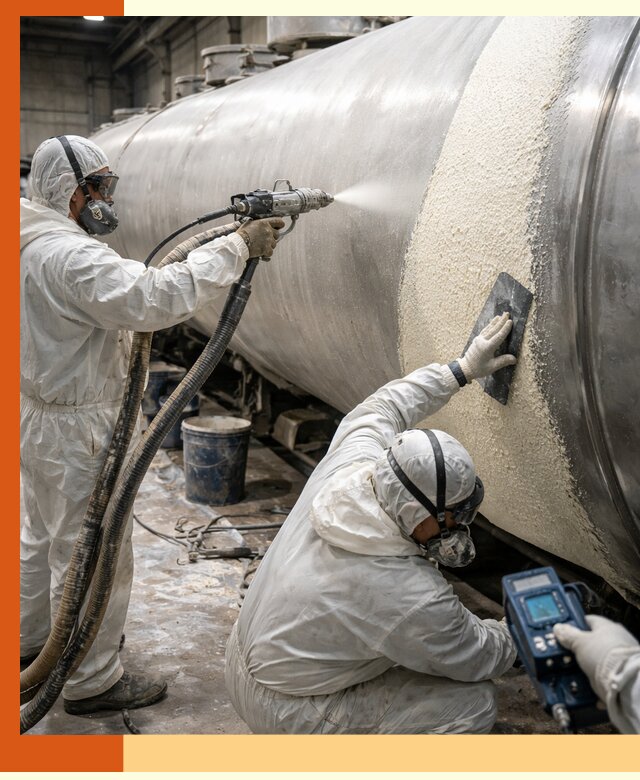 Утепление автоцистерн жидкой теплоизоляцией в Фрязино