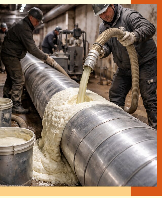 Утепление теплотрассы жидкой теплоизоляцией в Фрязино от 4362 руб. | ТепломастерФрз