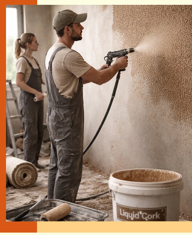 Утепление стен жидкой пробкой в Фрязино эффективное и долговечное