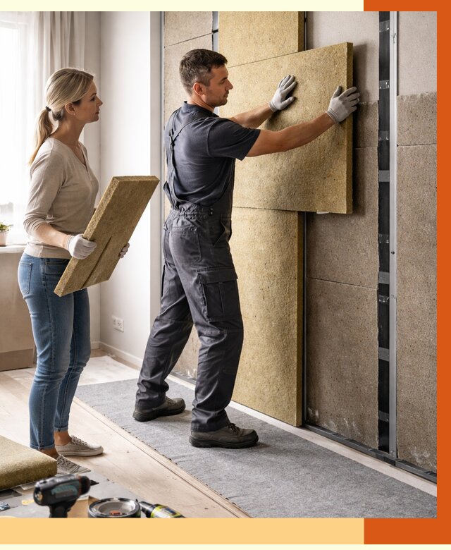 Профессиональная шумоизоляция квартиры в Фрязино от 7789 руб. за м2 | ТепломастерФрз