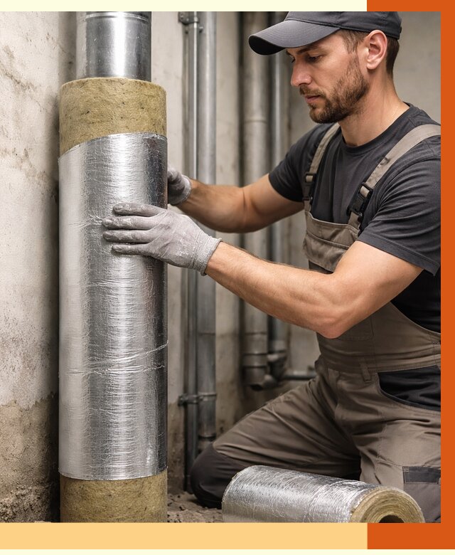 Шумоизоляция труб в Фрязино от 1246 руб. — шумоподавление и звукоизоляция труб | ТепломастерФрз