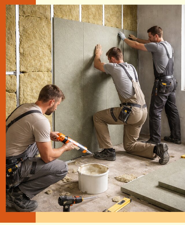 Профессиональная шумоизоляция стен в Фрязино для квартир и домов