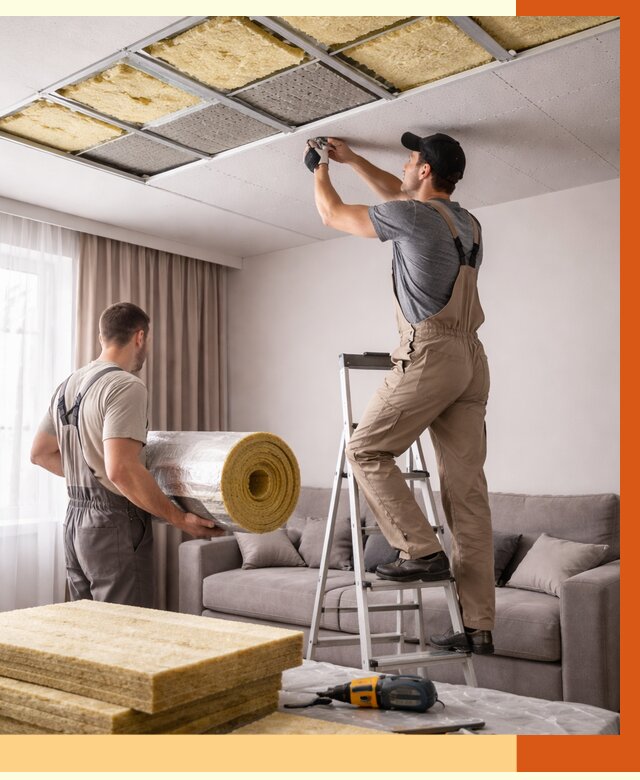 Шумоизоляция потолка в Фрязино от 2337 руб. под ключ | Профессионально — ТепломастерФрз