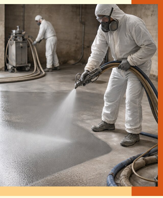 Гидроизоляция полимочевиной в Фрязино от 8827 руб/м² — напыление полимерной гидроизоляции | ТепломастерФрз