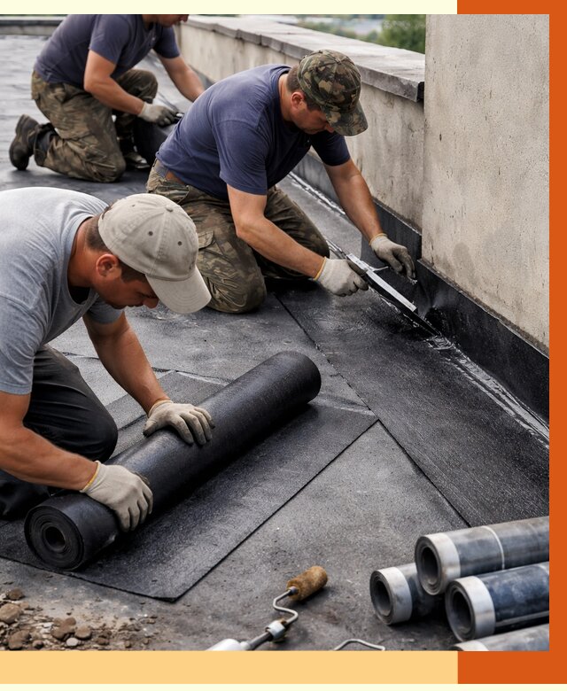 Гидроизоляция кровли в Фрязино от 4673 руб. — профессиональная гидроизоляция крыши | ТепломастерФрз