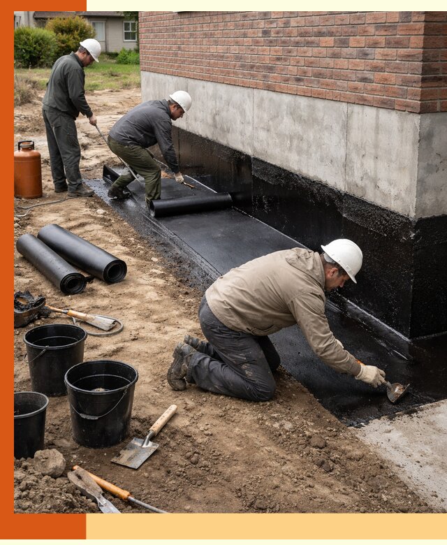 Гидроизоляция фундамента в Фрязино: надежная защита строений