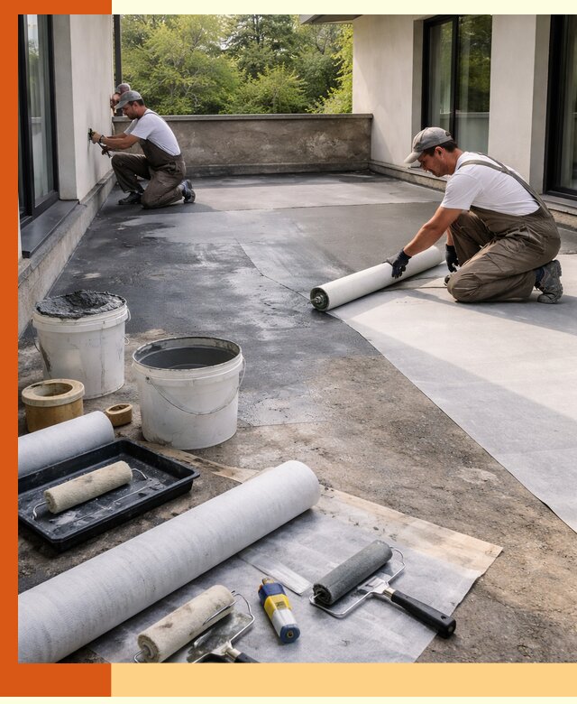 Гидроизоляция террасы в Фрязино — надежная защита от влаги и протечек