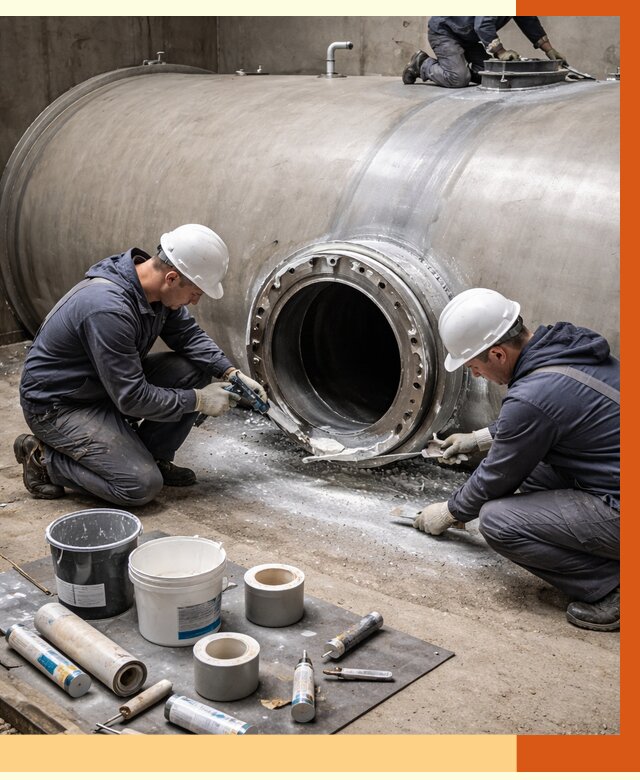 Гидроизоляция резервуара с топливом в Фрязино от 77888 руб. под ключ | ТепломастерФрз