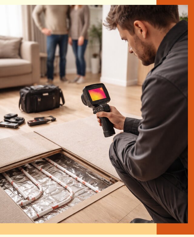 Тепловизионное обследование теплого пола в Фрязино от 4673 руб. — ТепломастерФрз