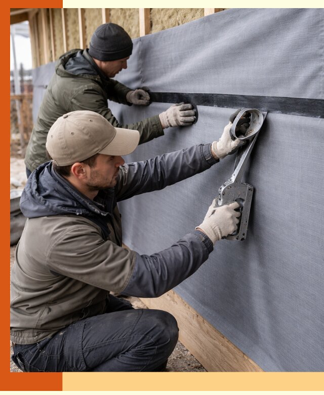 Монтаж ветроизоляции зданий и конструкций в Фрязино