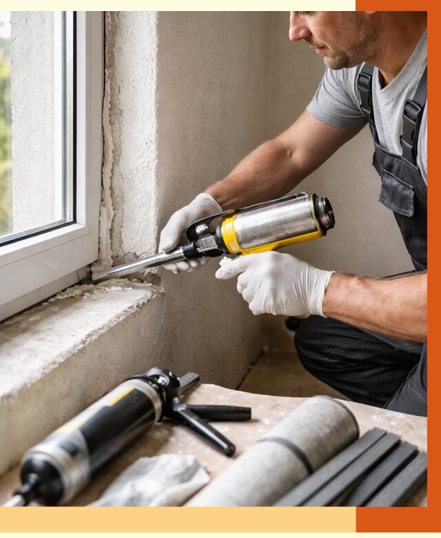 Герметизация стыков и примыканий в Фрязино от 1246 руб. под ключ | ТепломастерФрз